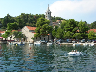 Cavtat, rowing back from customs