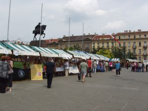 Zagreb market place